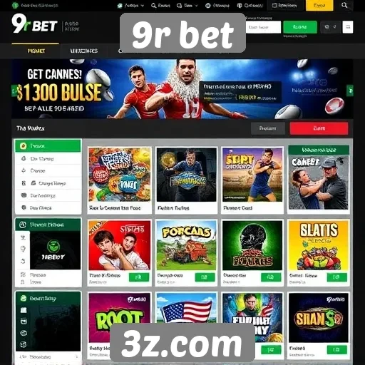 Facilidade de navegação no site 9r bet